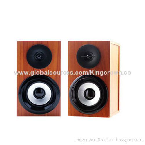Wooden housing USB powered portable speakers, output 3W*2